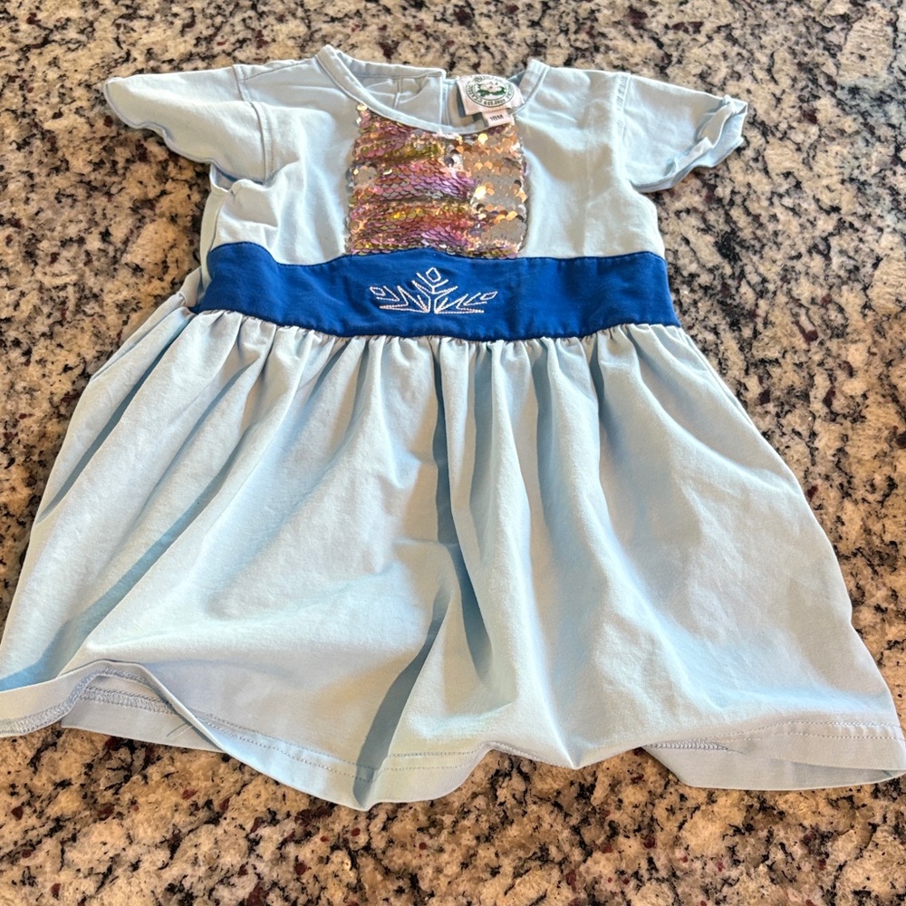 Classic Southern Smocks Frozen Elsa Dress - Picture 1 of 6